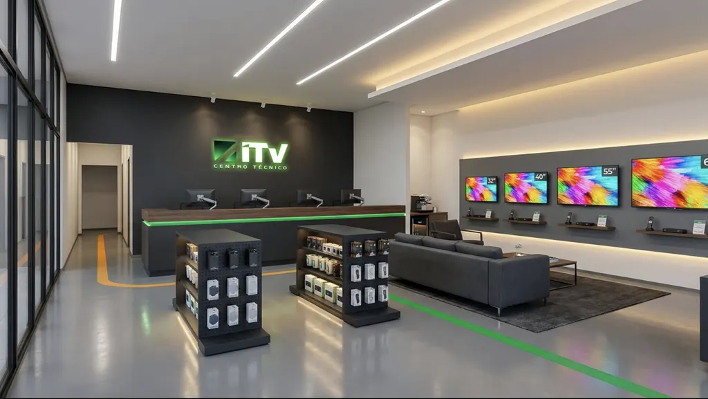 Balcão de atendimento da iTV